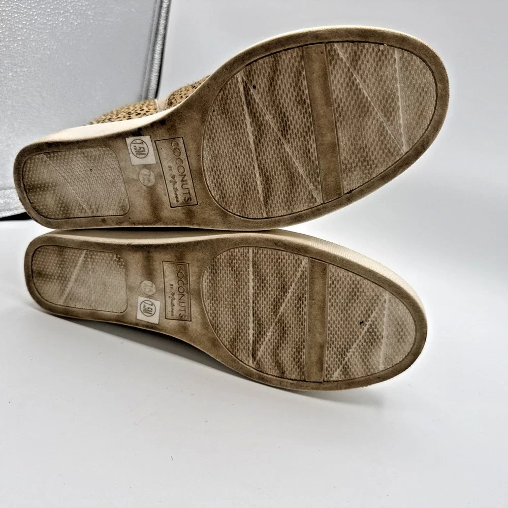 Coconuts by Matisse Spencer Hi-Top Slip-On Shoe Size 7.5M cheetah women